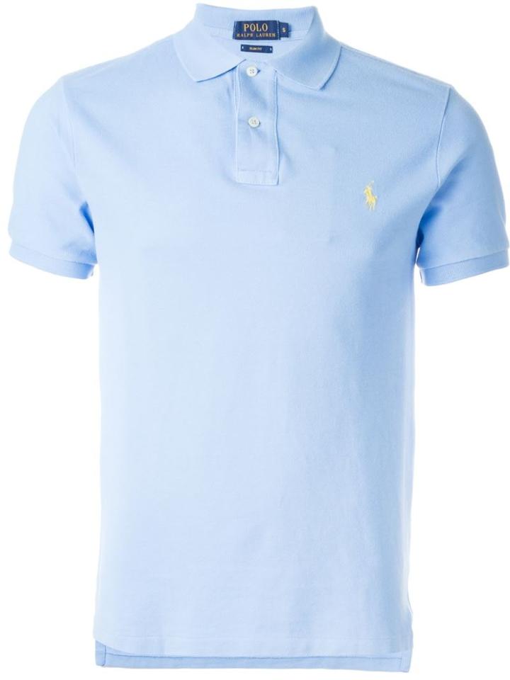 Embroidered Logo Polo Shirt - Men - Cotton - Xl, Blue, Cotton, Polo Ralph Lauren