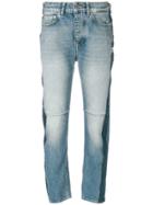 Golden Goose Deluxe Brand Stripe Detail Cropped Jeans - Blue