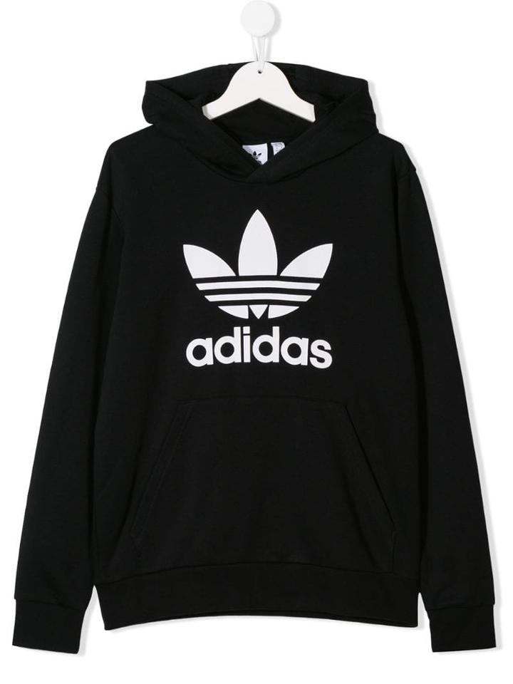 Adidas Originals Kids Teen Logo Hoodie - Black
