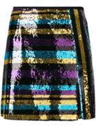 Giamba Short Paillette Skirt - Multicolour