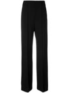 Sportmax Wide Legged Trousers, Women's, Size: Large, Black, Viscose/spandex/elastane
