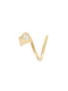 Maria Black 'la Verne' Twirl Diamond Earring, Women's, Yellow/orange