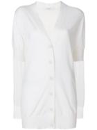 Givenchy Sheer Sleeve Cardigan - White
