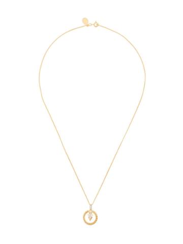 V By Laura Vann Thea Circle Necklace - Gold