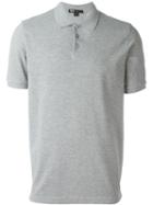 Y-3 Logo Polo Shirt, Men's, Size: Large, Grey, Organic Cotton