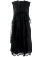 Simone Rocha Lace Midi Dress - Black
