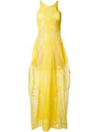 Stella Mccartney 'valerie' Dress, Women's, Size: 42, Yellow/orange, Cotton/polyester/polyamide/silk