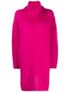 Gianluca Capannolo Textured Knit Dress - Pink