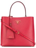 Prada Double Tote - Red
