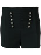 Red Valentino - Military Button Shorts - Women - Polyester/spandex/elastane/viscose - 38, Polyester/spandex/elastane/viscose
