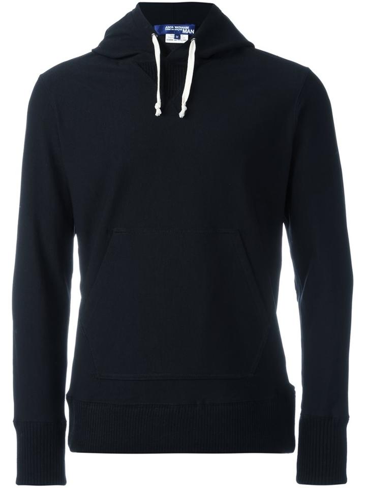 Junya Watanabe Comme Des Garçons Man Classic Hoodie, Men's, Size: Small, Black, Nylon/polyester/polyurethane