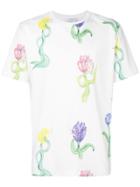Soulland Tulip Print T-shirt - White