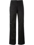 Armani Jeans Relaxed Fit Trousers, Women's, Size: 40, Black, Cotton