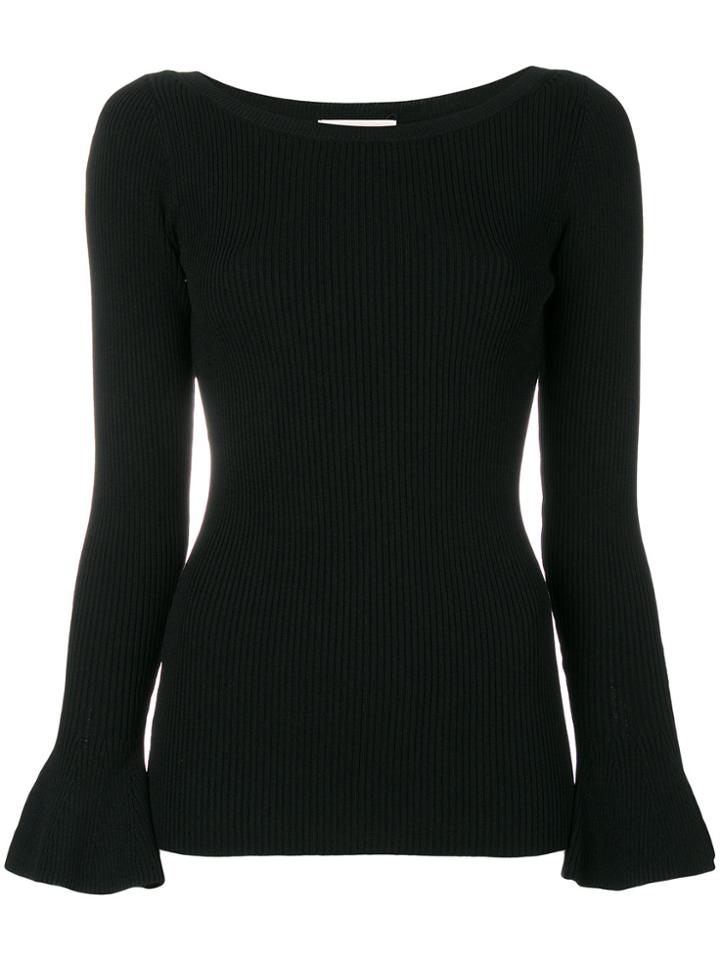 Michael Michael Kors Flared Top - Black
