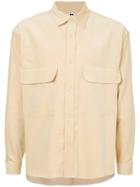 H Beauty & Youth Oversized Pocket Shirt - Brown