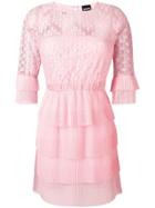 Just Cavalli Lace-embroidered Dress - Pink