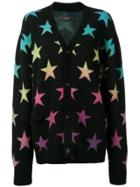 Amiri Loose-fitting Star Cardigan - Black