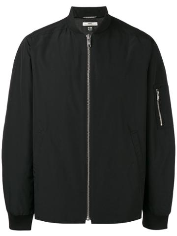 Hope For Men - Zipped Bomber Jacket - Men - Cotton/polyamide/polyester/viscose - 52, Black, Cotton/polyamide/polyester/viscose