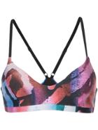 The Upside Abstract Print Sports Bra - Multicolour