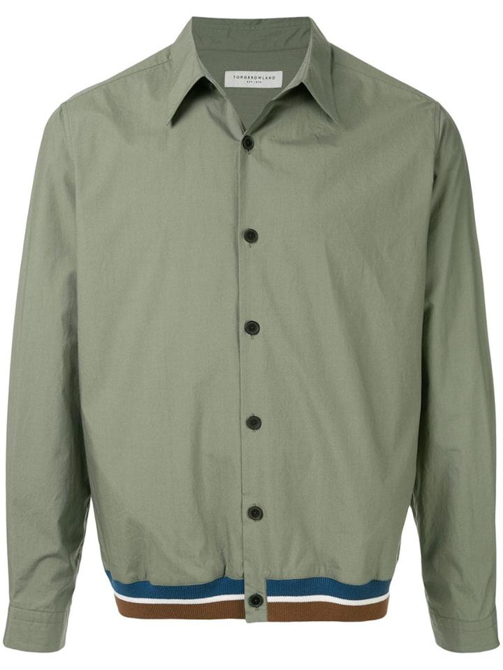 Tomorrowland Shirt Bomber Jacket - Green