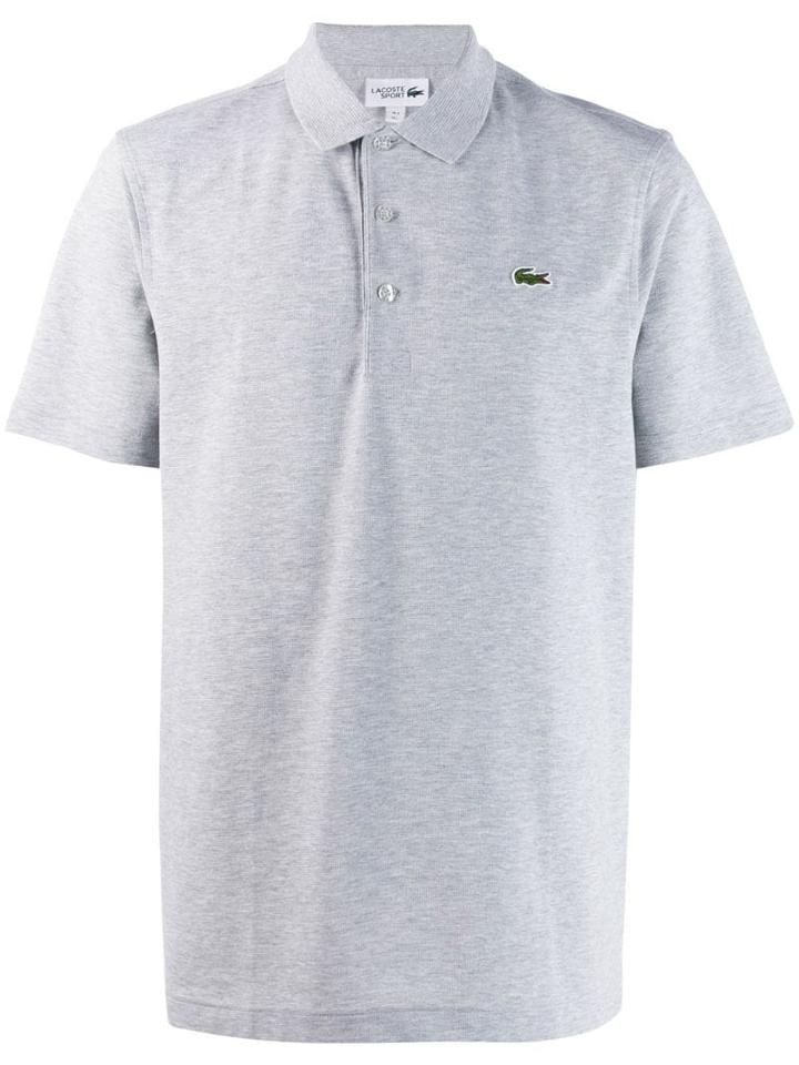 Lacoste Logo Stripe Pullover - Grey