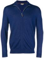 N.peal Cashmere Zipped Cardigans - Blue