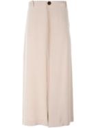 Joseph Side Slit Skirt, Women's, Size: 42, Pink/purple, Silk Crepe/silk