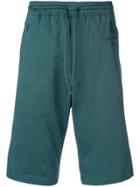 Y-3 Jersey Jogger Shorts - Green