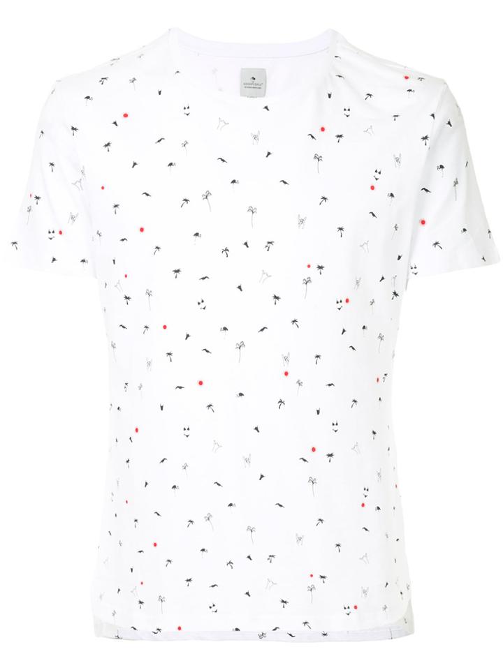 The Goodpeople Beach Motif T-shirt - White