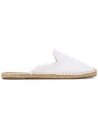 Soludos Frayed Slip On Espadrilles - White