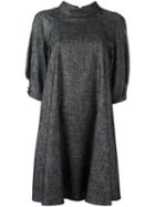 Kenzo Funnel Neck Sweater Dress, Women's, Size: 38, Black, Polyester/spandex/elastane/wool