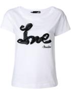 Love Moschino Love Ribbon T-shirt - White