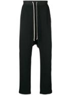 Rick Owens Drkshdw Dropped Crotch Trousers - Black
