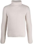 Les Copains Funnel Neck Knit Jumper - Neutrals