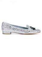 Chiara Ferragni Flirting Slip-on Sneakers, Women's, Size: 40, Grey, Leather