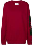 Gaelle Bonheur Logo Sweatshirt - Red