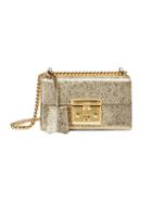 Gucci - Padlock Metallic (grey) Shoulder Bag - Women - Leather/gold Tone Alloy/microfibre - One Size, Leather/gold Tone Alloy/microfibre