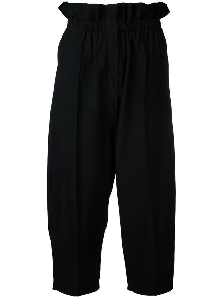 Boboutic - Cropped Trousers - Women - Cotton/viscose - S, Women's, Black, Cotton/viscose