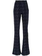 Tufi Duek Pied De Poule Print Flared Trousers - Unavailable