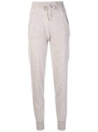 N.peal Striped Knitted Track Pants - Nude & Neutrals