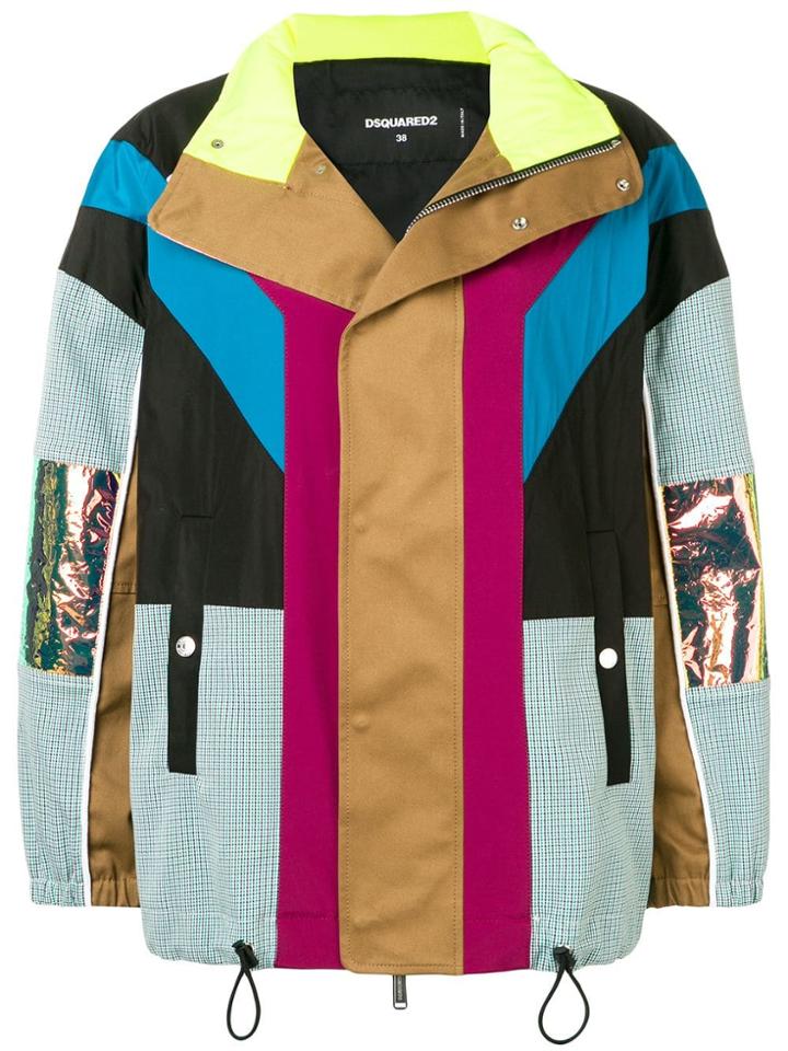 Dsquared2 Colour Block Jacket - Black