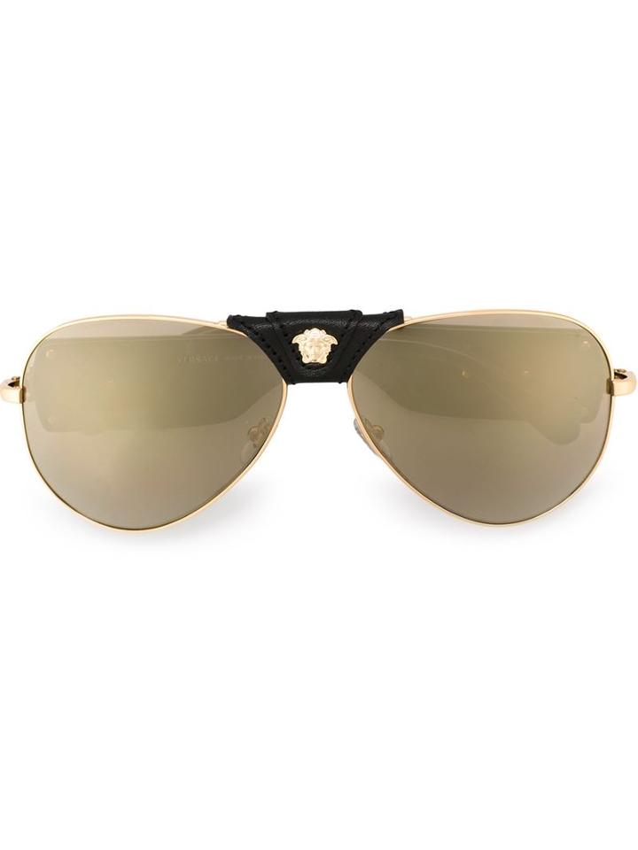 Versace Meduse Aviator Sunglasses