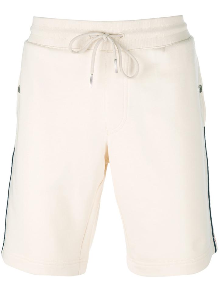 Moncler Bermuda Track Shorts, Men's, Size: Small, Nude/neutrals, Cotton