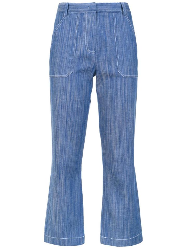 Nk Cropped Jeans - Blue