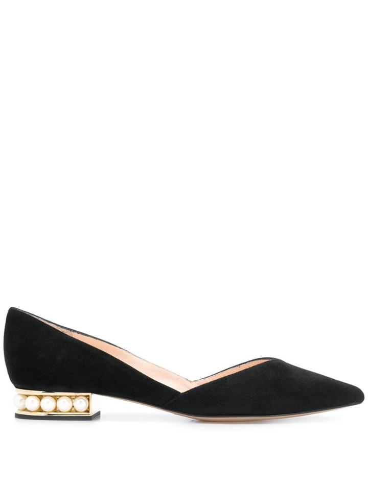 Nicholas Kirkwood Casati D'orsay 25mm Slipper - Black