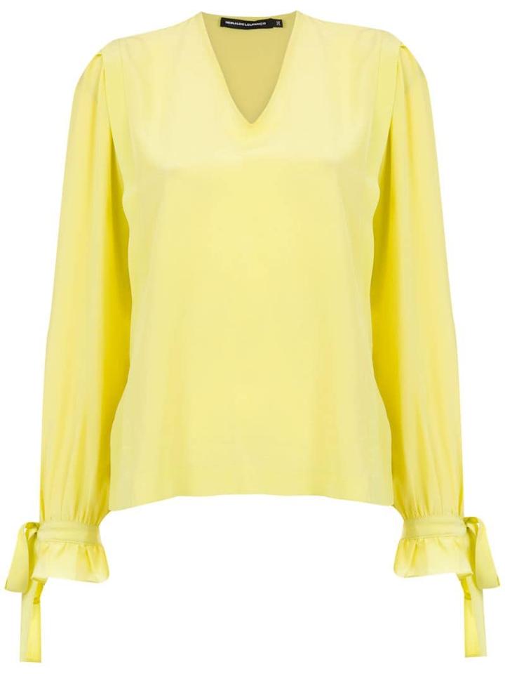 Reinaldo Lourenço Silk Blouse - Yellow