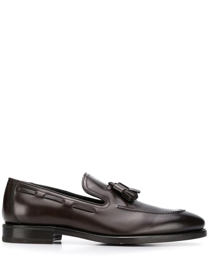 Henderson Baracco Tassel Embellished Loafers - Brown