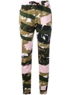 Kenzo - Camouflage Print Joggers - Women - Cotton - M, Green, Cotton