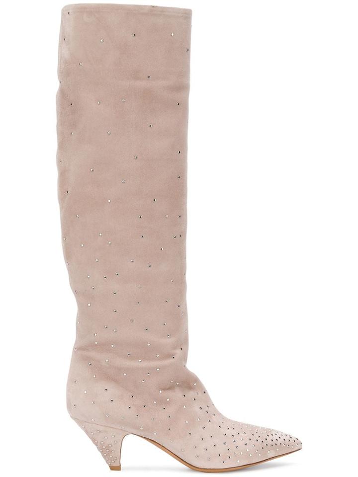Valentino Valentino Qw2s0i12ben P45 Leather/fur/exotic Skins->calf