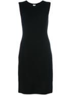 Vince Fitted Sleeveless Dress, Women's, Size: Small, Black, Nylon/spandex/elastane/wool